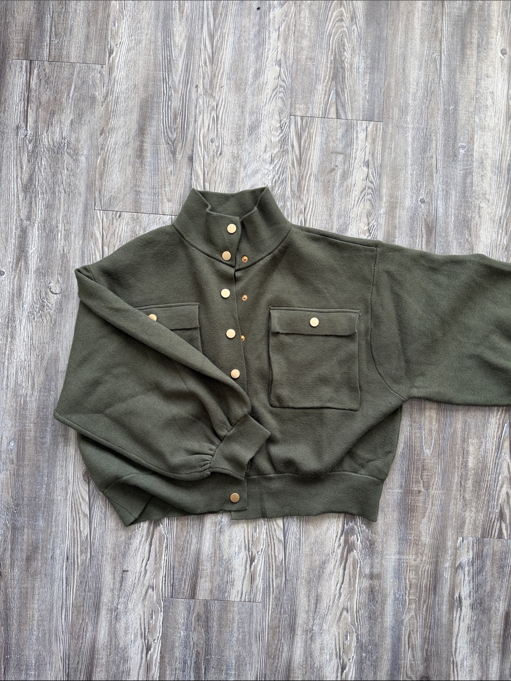 Olivers Olive Green Snap-Front Jacket